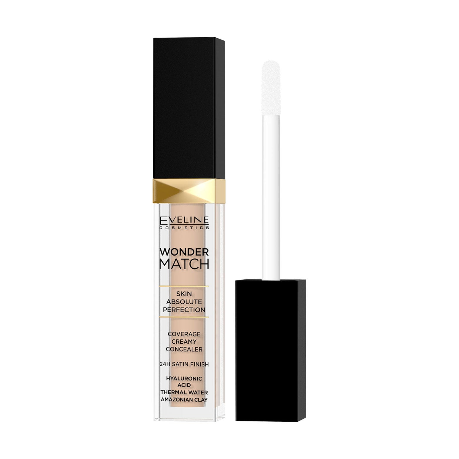 Консилер для обличчя Eveline Cosmetics Wonder Match Coverage Creamy Concealer 05 Porcelain, 6.8 мл