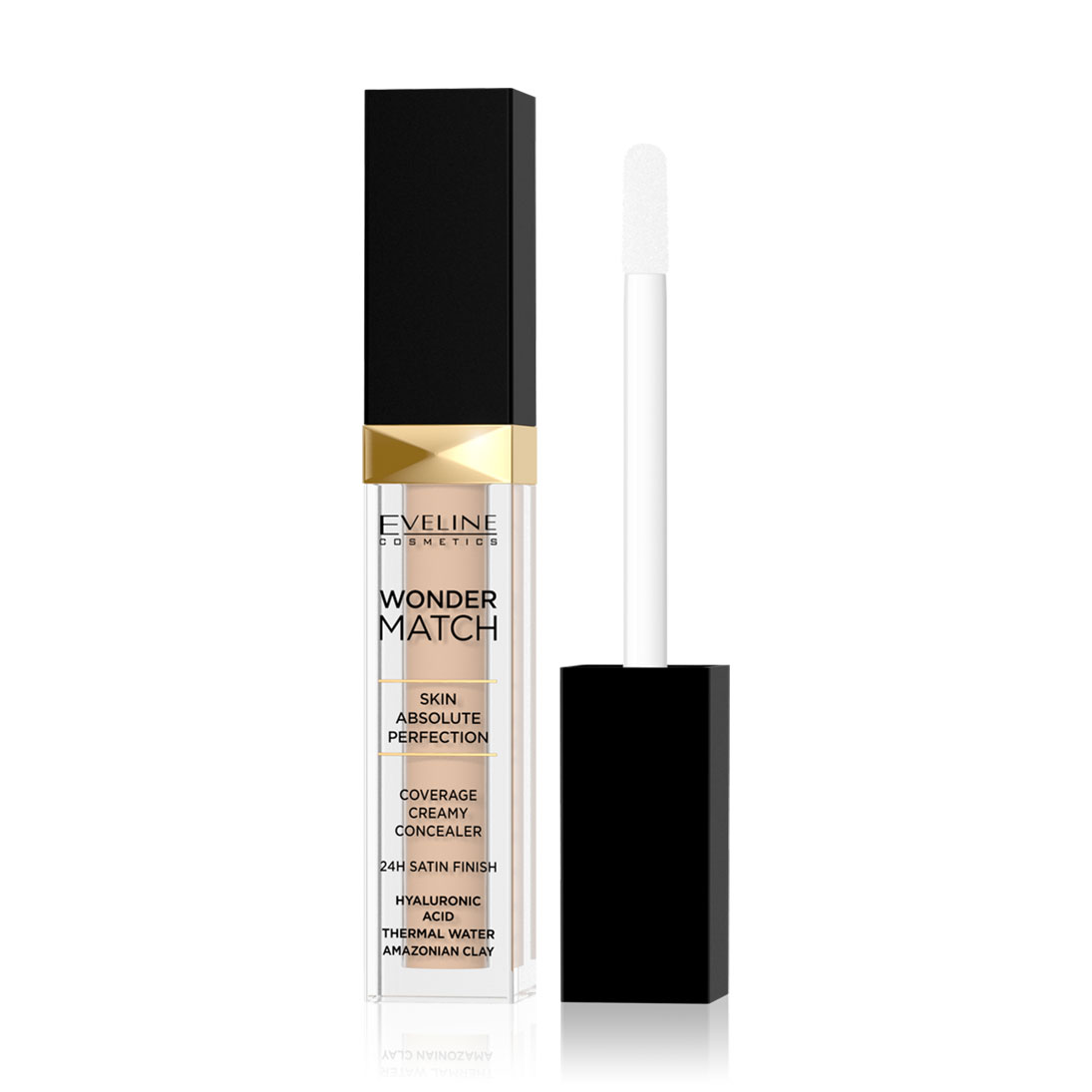 Консилер для обличчя Eveline Cosmetics Wonder Match Coverage Creamy Concealer 25 Sand Nude, 6.8 мл